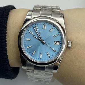 Men's <b>Automatic</b> Stainless Steel Mechanical Watch Business Calendar <b>Wristwatch</b> with NH35 Movement Fashion Style - Product Image 6