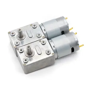 Supplier DC motor JGY-385 28mm 2.5-214RPM 28mm low speed high torque worm gear gearbox 12v 24v dc motor worm geared dc motor