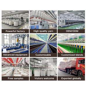 Fil de laine mélangée de bambou, fabricant, Ne 32/1, chaud et doux, pour le tricot de manteaux, de pulls, de chaussettes, vente en gros, sur mesure - Product Image 3