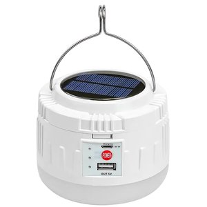 <span class=keywords><strong>Cuatro</strong></span> modos de iluminación Atenuación Lámpara solar colgante portátil Camping USB Batería de litio reemplazable solar Led Luz de emergencia - Product Image 4