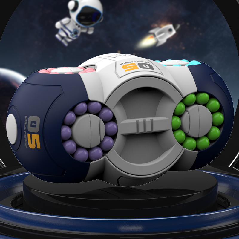 Frijoles espaciales azules