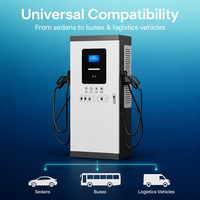 Nouvelle station de recharge pour véhicules électriques, chargeur rapide DC 360 kW, sur pied, double pistolet, hub de recharge public, norme européenne OCPP, IP54