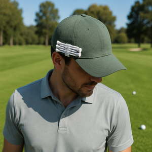 Clip de casquette de golf imprimé en 3D - Léger et durable, attache sécurisée au bord de la casquette avec porte-marqueur de balle, accès facile - Product Image 3