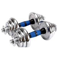 Haltères réglables en fonte galvanisée de 15 kg, 20 kg, 30 kg, 50 kg