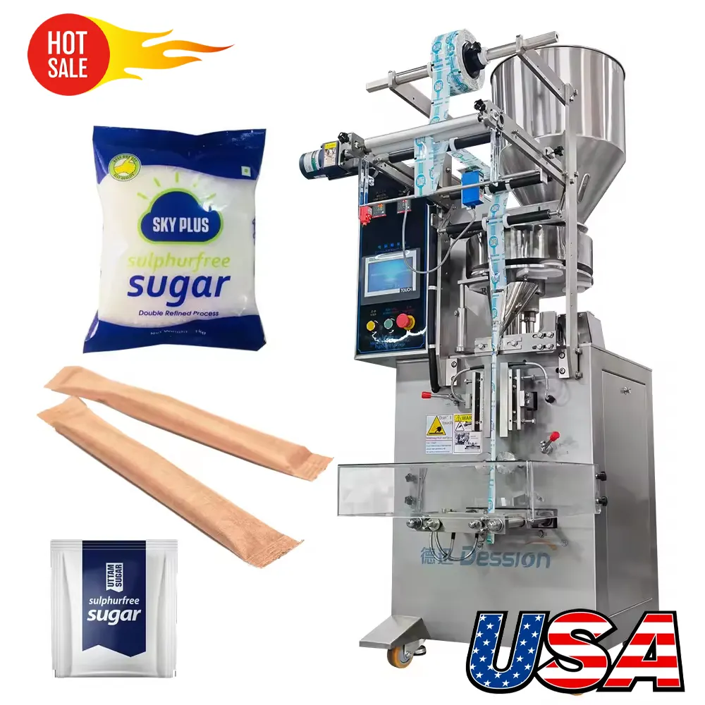 Easy To Opera Automatic 5g 10g Sugar Salt Bag Packing Machine Hotel Sugar Stick Packing Machine Sugar Sachet Packing Machine