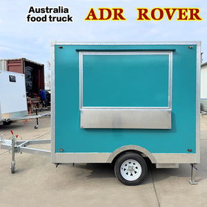 Rimorchio Personalizzato per Cibo da Asporto, Furgone Mobile per Catering in Acciaio Inox, Furgone per BBQ e Caffè - Product Image 1