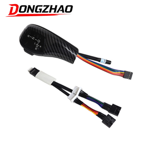 Accessoires de voiture, pommeau de levier de vitesses LED, noir mat, fibre de carbone, remplacement du levier de vitesses, adapté à BMW E39/E5/E46/E60/E61/E83 - Product Image 1