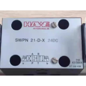 วาล์วควบคุมทิศทาง hafwe 24Dc 21-D-X swpn วาล์วไฮดรอลิกย้อนกลับสี่ทิศทาง - Product Image 1