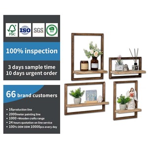 Kệ nổi, vách ngăn lưu trữ treo tường, thích hợp cho phòng tắm, nhà bếp, phòng ngủ hoặc phòng khách. - Product Image 1