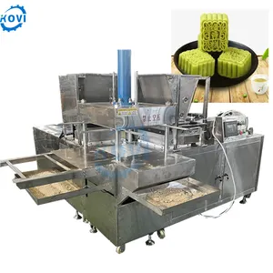 pastry almond shortbread making polvoron maker machine sugar cube mung bean cake herbal powder cube forming machine machine