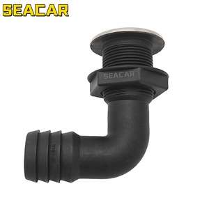 Raccord de vidange coudé en nylon et acier inoxydable Seacar 38 mm pour matériel de bateau marin - Product Image 4