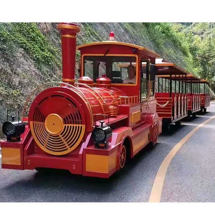 Người Lớn Điện Tham Quan Trackless Train Trong Trung Tâm Mua Sắm Cho Công Viên Giải Trí