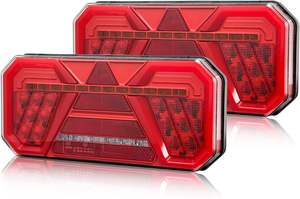 12V 24V E-Mark approuvé 7 fonction lumière remorque <span class=keywords><strong>caravane</strong></span> camion arrière LED indicateur inversion antibrouillard étanche - Product Image 2