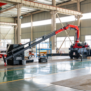 Grue pliante de 3,2 tonnes montée sur camion pour la logistique d'entrepôt, grue hydraulique à flèche articulée, capacité de levage de 3200 kg - Product Image 1