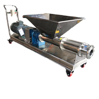 Pompe à vis à cavité progressive haute viscosité en acier inoxydable 304 de qualité alimentaire pour le transfert de pâtes, confitures et liquides laitiers – Offre Spéciale