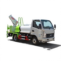 Vente directe usine : Camion-citerne multifonctionnel de 3m³ pour l'arrosage routier avec système de pulvérisation haute pression à vendre