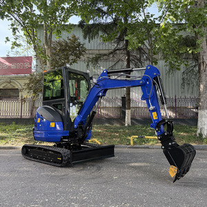 จัดส่งฟรี ฟังก์ชั่นใหม่ รถขุดขนาดเล็ก 2.5 ตัน ยี่ห้อ Shandong Hydraulicic ราคาถูก เครื่องยนต์ดีเซล Koop เครื่องจักรสำหรับฟาร์ม - Product Image 3