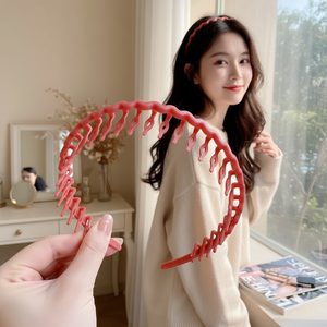 Vendita calda stile coreano Vintage cerchietti capelli scintillanti orecchie di gatto in velluto di cotone fasce per capelli con strass moda di tendenza all'ingrosso - Product Image 3