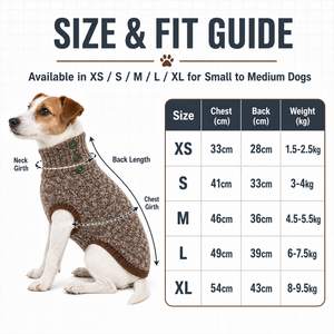 Maglione Invernale per <span class=keywords><strong>Cani</strong></span> di Taglia Media in Poliestere, Collo Alto, Caldo e Antivento, Stile Casual per Chow Chow e Border Collie - Product Image 5