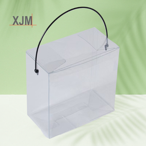Trong suốt Pet nhựa hộp quà tặng rõ ràng Trường hợp với xử lý PP PVC gấp hộp nhựa bao bì Hộp Quà Tặng bán buôn tùy chỉnh xjm - Product Image 1