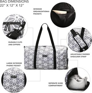 Sac de sport imperméable gratuit avec compartiment à chaussures, sac de voyage personnalisé avec logo d'usine - Product Image 4