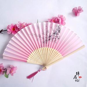 Hot Selling Customised Bamboo Hand Fan for Wedding Parties and Bride's Wedding Favors or <b>Gifts</b> - Product Image 5