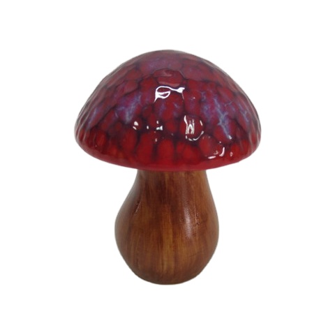 Миниатюрные садовые сказочные сады, красочные керамические фигурки грибов