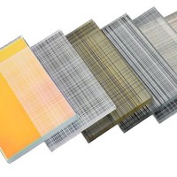 Cloison décorative intérieure en verre stratifié et tissu, style contemporain, pour chambre, hôtel, salle à manger, garantie 5 ans