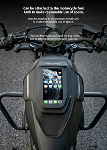 Sac de téléphone étanche de créateur à prix abordable, sacoche arrière personnalisable avec logo, accessoires de vélo, nombreux styles en stock, sacoche latérale de réservoir de moto - Product Image 3
