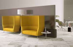 Divani componibili in tessuto curvo mobili per ufficio banca VIP Executive sala conferenze in attesa cuscino per Area aperta divano ad angolo Lounge - Product Image 5