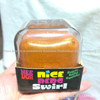 Giant Needoh Gold Powder Squishy Nice Cube Squishy Soft Stress Relief Fidget Toys for Kids and Adults