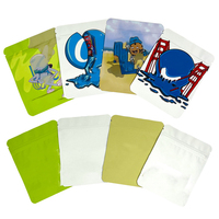 Sacs en Mylar JR 3.5 refermables, pochettes debout en Mylar, sac en Mylar avec fermeture éclair, sac en Mylar personnalisé imprimé