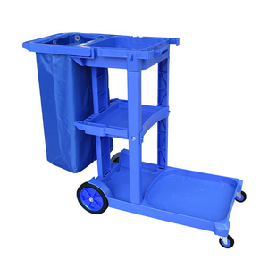 Carrito <span class=keywords><strong>de</strong></span> Limpieza Plegable Mini para Hotel, con Cubeta Plana <span class=keywords><strong>de</strong></span> Plástico para Fregar, Equipo <span class=keywords><strong>de</strong></span> Limpieza para el Hogar - Product Image 2