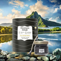 Complément alimentaire à base de plantes pur 30G/50G Résine de Shilajit Himalaya Minéraux de qualité alimentaire Complexe de vitamines 50% Acide fulvique Énergie masculine Immunité