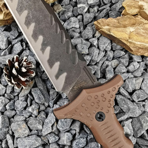 Cuchillo Táctico de Supervivencia y Caza Personalizable ML M17 DIY OEM con Mango G10 y Hoja Recta de Acero Inoxidable - Product Image 2