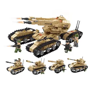 LELE — maquette de chars, bloc de construction, voiture militaire, blocs à assembler, jouets pour enfants