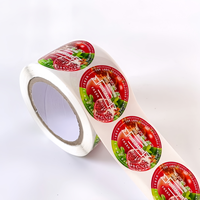 Étiquettes personnalisées imperméables en PVC, adhésives, pour boissons, bouteilles d'eau, fruits frais, emballages haut de gamme.