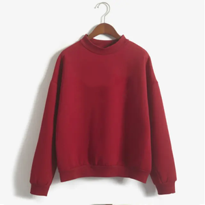 Sudaderas con Capucha para Mujer al por Mayor, OEM, de Alta Calidad, Lisas, con Cuello Redondo, Personalizadas con Logotipo Impreso - Product Image 3