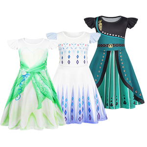 Casual Frozen Elsa Dress - Kids Summer Party Wear