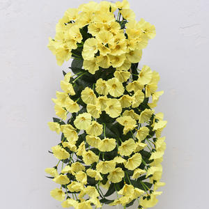 Decoración para el Hogar Transfronteriza: Guirnalda de Flores Artificiales de Gloría de la Mañana para Colgar en la Pared, Ideal para Graduación, Día de la Madre, Navidad, Pascua - Product Image 1