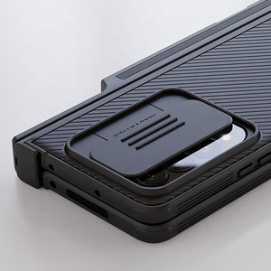 Ốp Điện Thoại Có Khe Cắm Bút Cho Samsung <span class=keywords><strong>Galaxy</strong></span> Z Fold4 5G Với Bản Lề Nắp Điện Thoại Có Khe Cắm Bút Để Gấp 3 Với Ống Kính Kéo Đẩy - Product Image 2