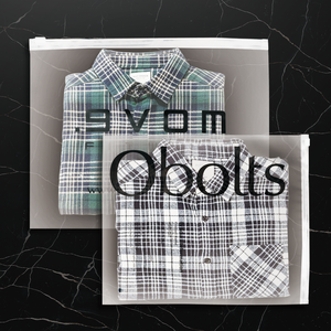 Роскошные полиэтиленовые пакеты с застежкой-молнией для упаковки одежды, нижнего белья, футболок, из CPE/PE пластика - Product Image 3