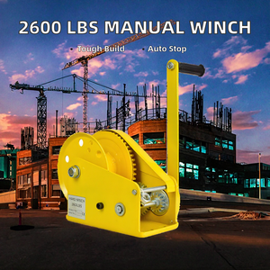 Treuil <span class=keywords><strong>manuel</strong></span> de 2600 lb fourni par le fabricant, frein automatique, best-seller transfrontalier, pour la construction de grues et l'<span class=keywords><strong>utilisation</strong></span> marine - Product Image 2