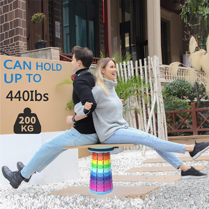 Sillas Plegables Ligeras de Plástico, Imprescindibles para Campamentos y Senderismo en Todas las Estaciones - Product Image 3