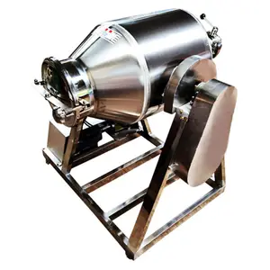 Stainless steel 50KG100KG food drum mixer automatic dry powder mixer