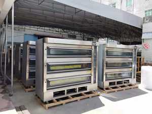 Horno de gas de lujo con piedra y vapor, máquina de pan, 3 cubiertas, 9 bandejas, venta al por mayor, gran oferta - Product Image 2