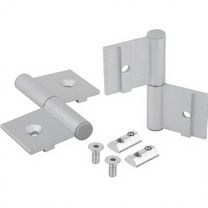 Bisagras K2101 de aluminio, para montaje en marco, con escalón - Product Image 1