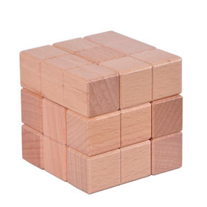 Rompecabezas grande de cubo Soma de madera Rompecabezas de madera IQ Rompecabezas de matemáticas para niños y adultos Juegos de regalo para hombres - Product Image 1