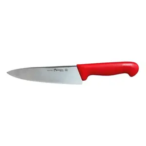 Coltello da Chef 8 Shorbull rosso acciaio inossidabile professionale 20 cm - Product Image 5
