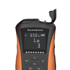 เครื่องวัดพลังงานแสงแบบพกพา 4-in-1 ราคาขายส่ง พร้อมแหล่งกำเนิดแสง สำหรับทดสอบไฟเบอร์ออปติก FTTH ดิจิตอล OPM+VFL -70+3dBm Burboro <span class=keywords><strong>G8</strong></span> - Product Image 6